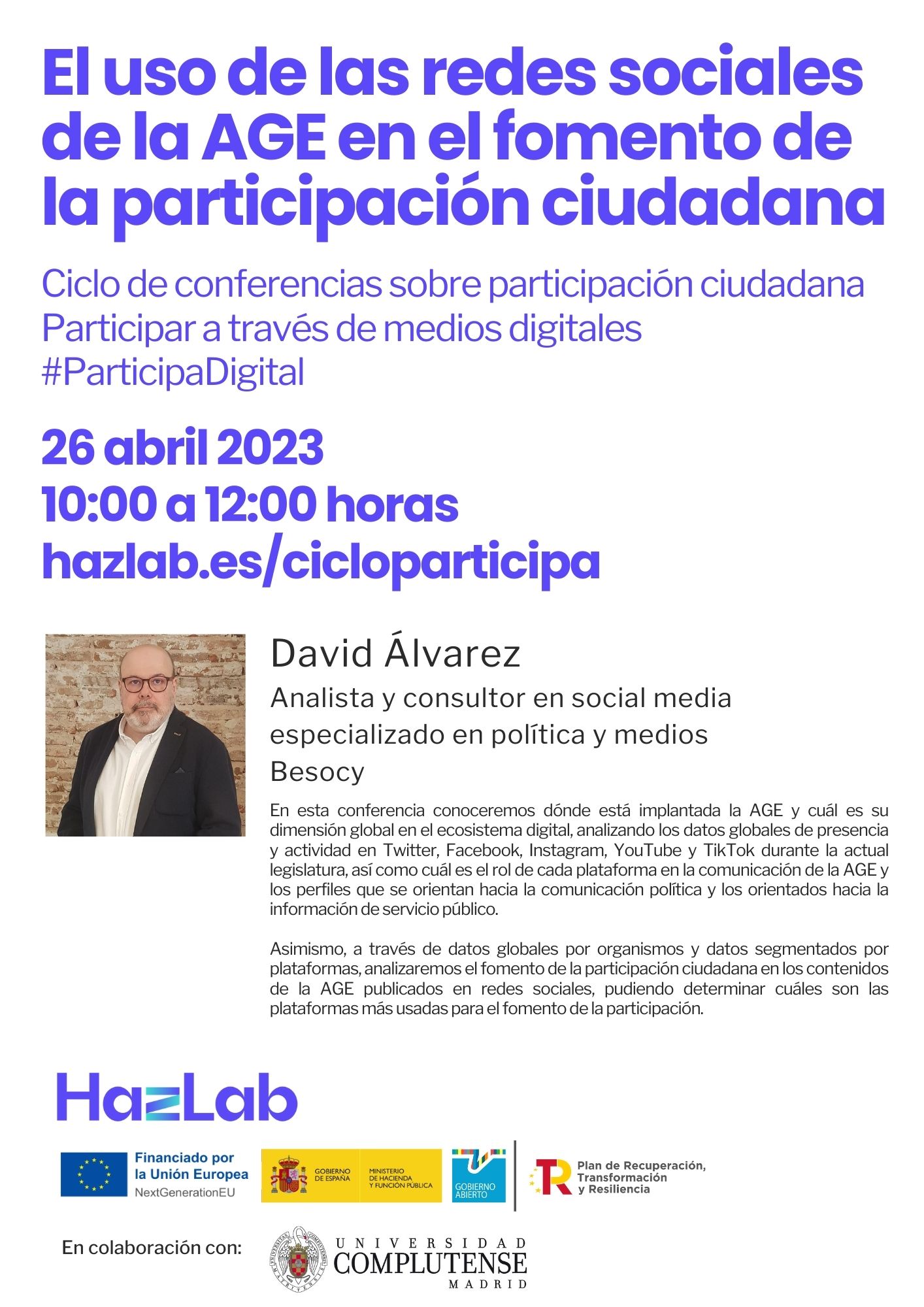 conferencia David Alvarez