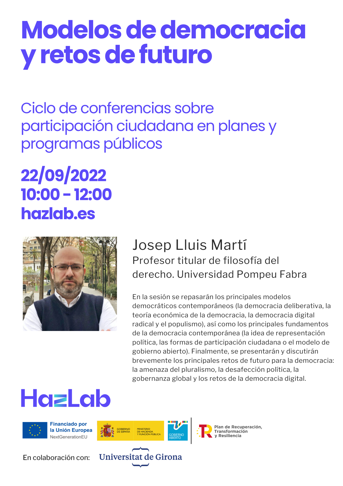 Conferencia JL Martí