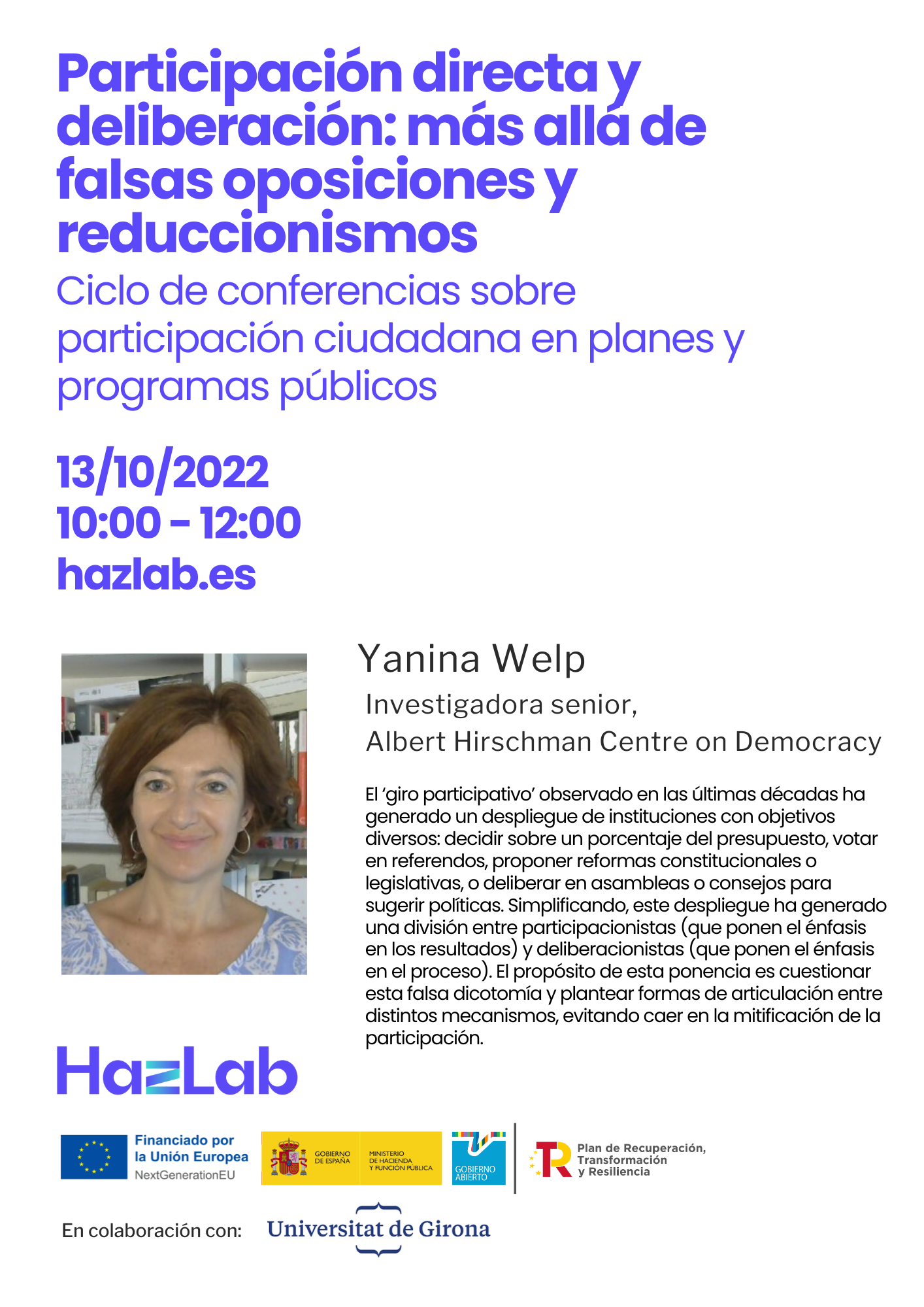 Conferencia Y Welp